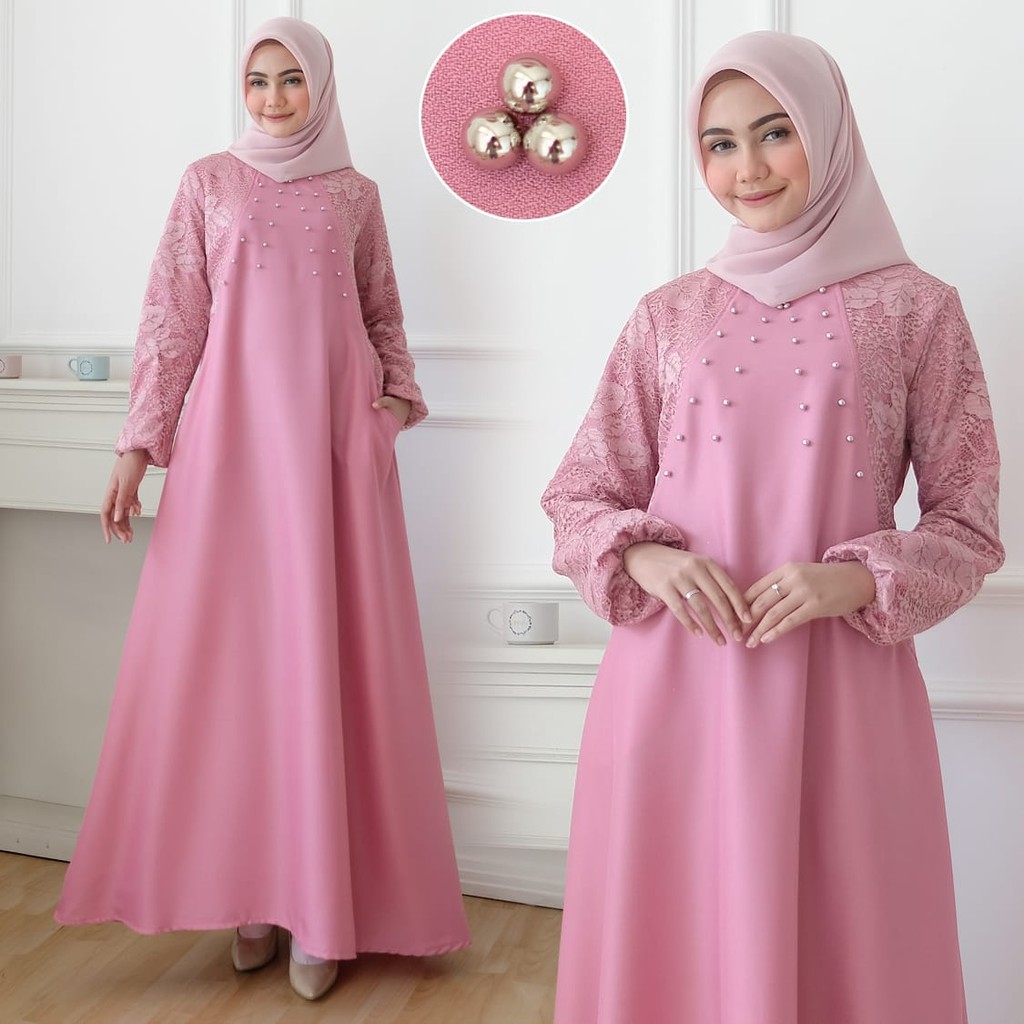 HOPYLOVY - Gamis Maxi Dress Casual Ayyu