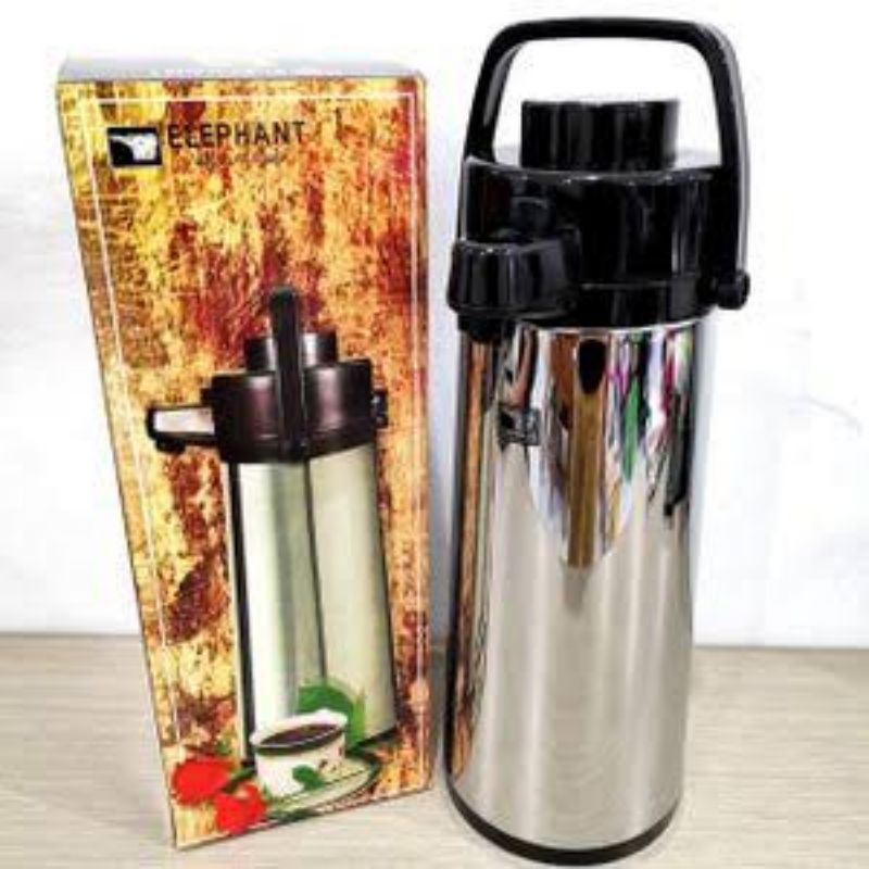 Termos pencet 2,5 liter stainless elephant ST2500