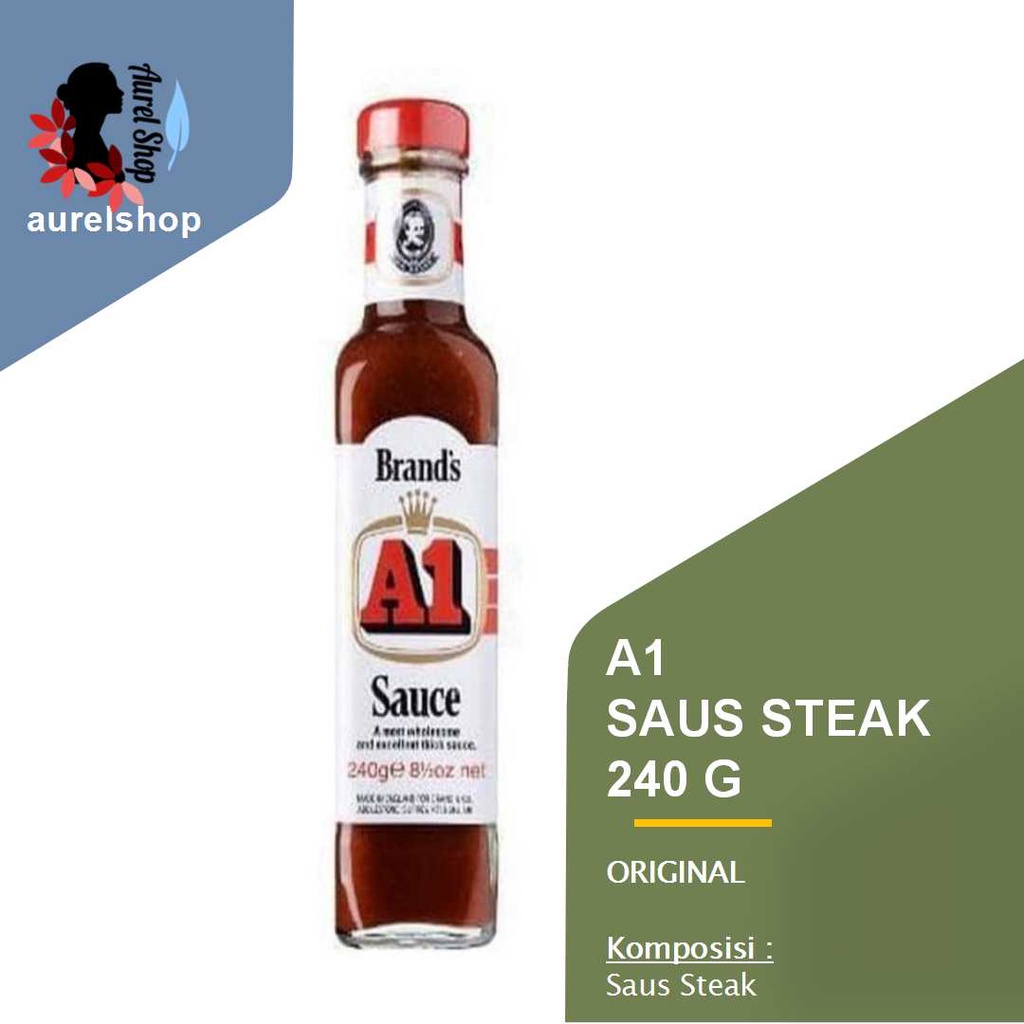 

A1 Saus Steak kemasan Botol 240 gram