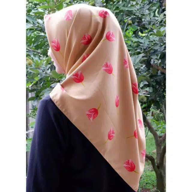 HIJAB CANTIK JILBAB SEGI EMPAT TERBARU JILBAB MUSLIMAH REAL PICTURE ORIGINAL CHOCO 12