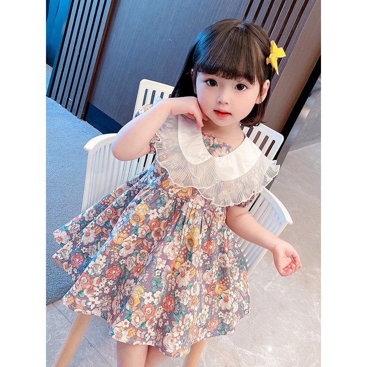 Dress Korea Suji uk 1-5 Tahun / Gaun Anak Perempuan Baby Korea Style Kualitas Impor Blouse Casual Babycinnamon