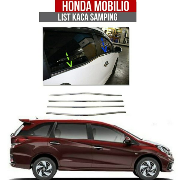 List kaca samping chrome Mobilio.