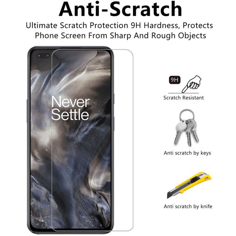 Pelindung Layar Tempered Glass 9h Hd Anti Sidik Jari Untuk Oneplus