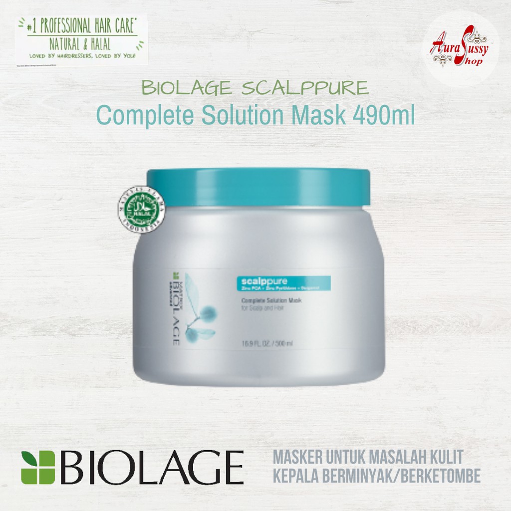 MATRIX Biolage Scalppure Complete mask anti Dandruffe 490 ml Shopee