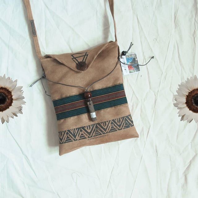 Tas Selempang Gypsy Lurik Cairo, Tas Unisex, Tas Etnik