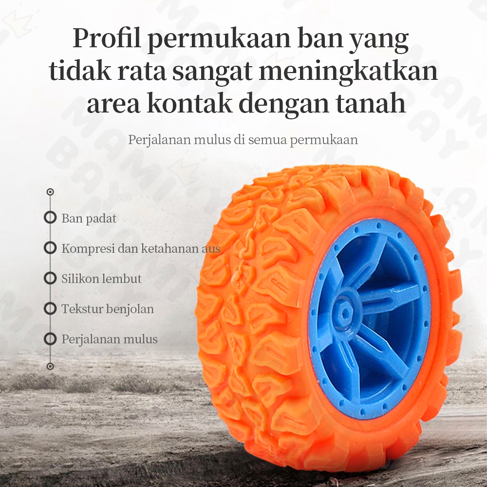 OKEYI Mainan mobil 4 drive inertial bigfoot mobil mainan monster zap