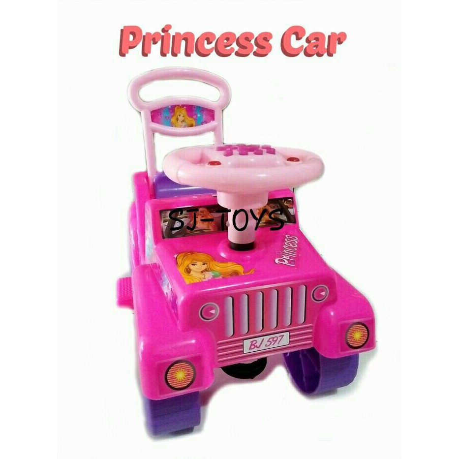 BJ 597 BJ597 mainan anak mobil dorong mobil princess