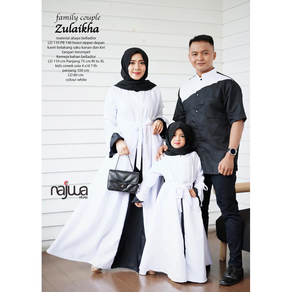 Zulaikha Family Couple By Najwa| Suplier Hijab Solo| Grosir