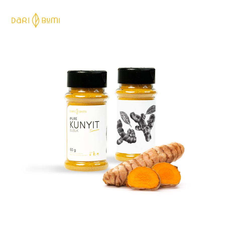 Bubuk Kunyit 50 gr | Tumeric Powder Dari Bumi