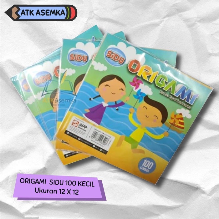 

Senikertas- Origami 100 Lembar Kecil 12X12 Sidu / Kertas Lipat -Kertas-Seni.