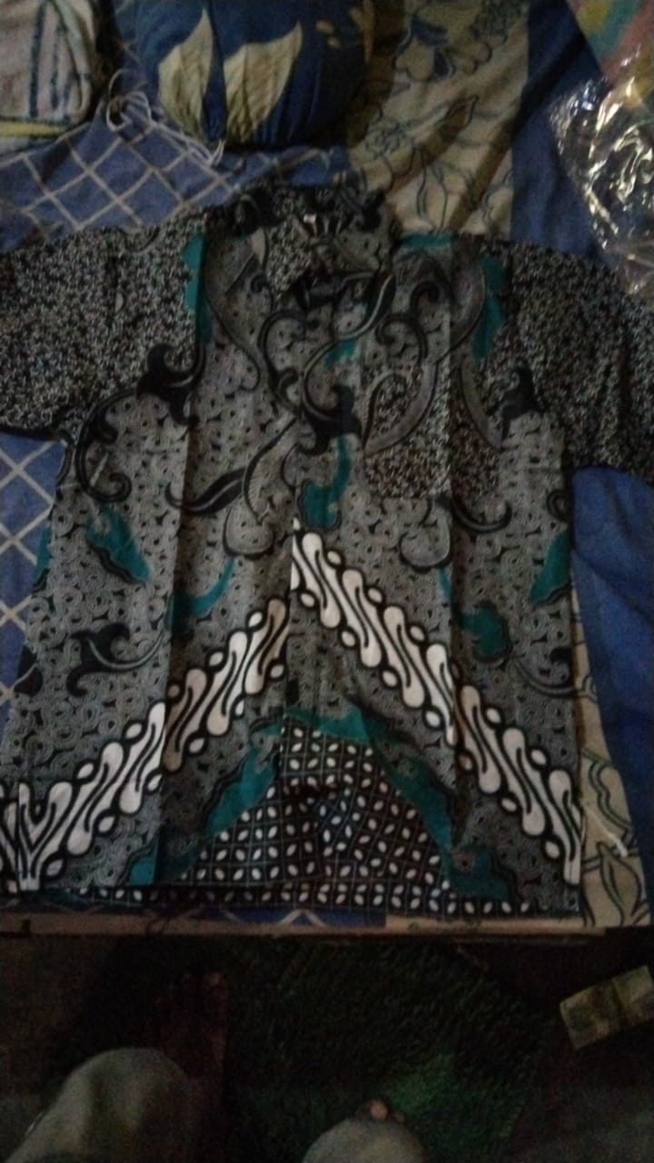 Dress Batik Couple - Tunik Batik Couple - Kemeja Batik Pria Lengan Panjang - Dress Batik Modern