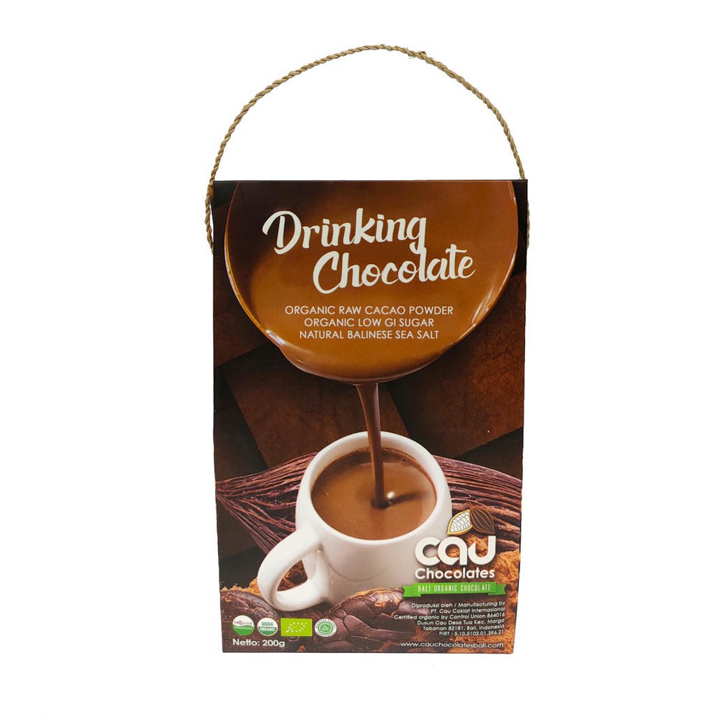 

CAU CHOCOLATES - Organic Drinking Chocolate / Bubuk Minuman Coklat 200 gr