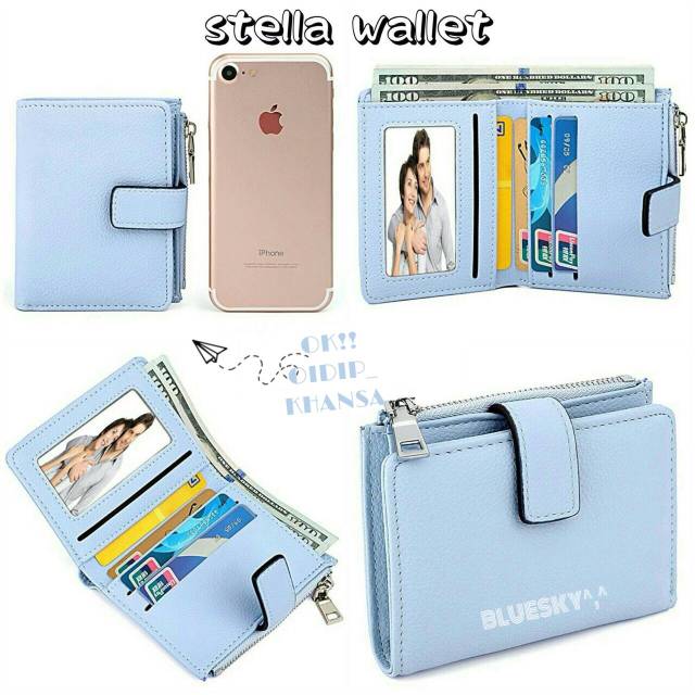 Dompet stella / dompet mini lipat terlaris /dompet idaman1306 kekinian