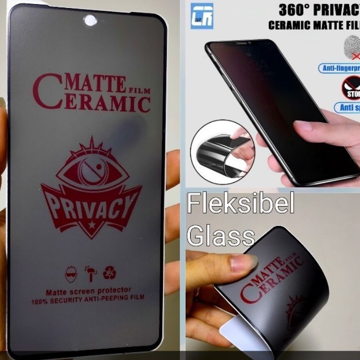 Tempered Anti Gores Privacy Ceramic Matte Anti Spy TG IPHONE 6/6 PLUS/7/7 PLUS/8/8 PLUS/X/XS/XR/XS MAX/11/11 PRO/11 PRO MAX/12/12 PRO/12 PRO MAX/13/13 PRO/13 PRO MAX/14 PRO/14 PRO MAX/SE 2020