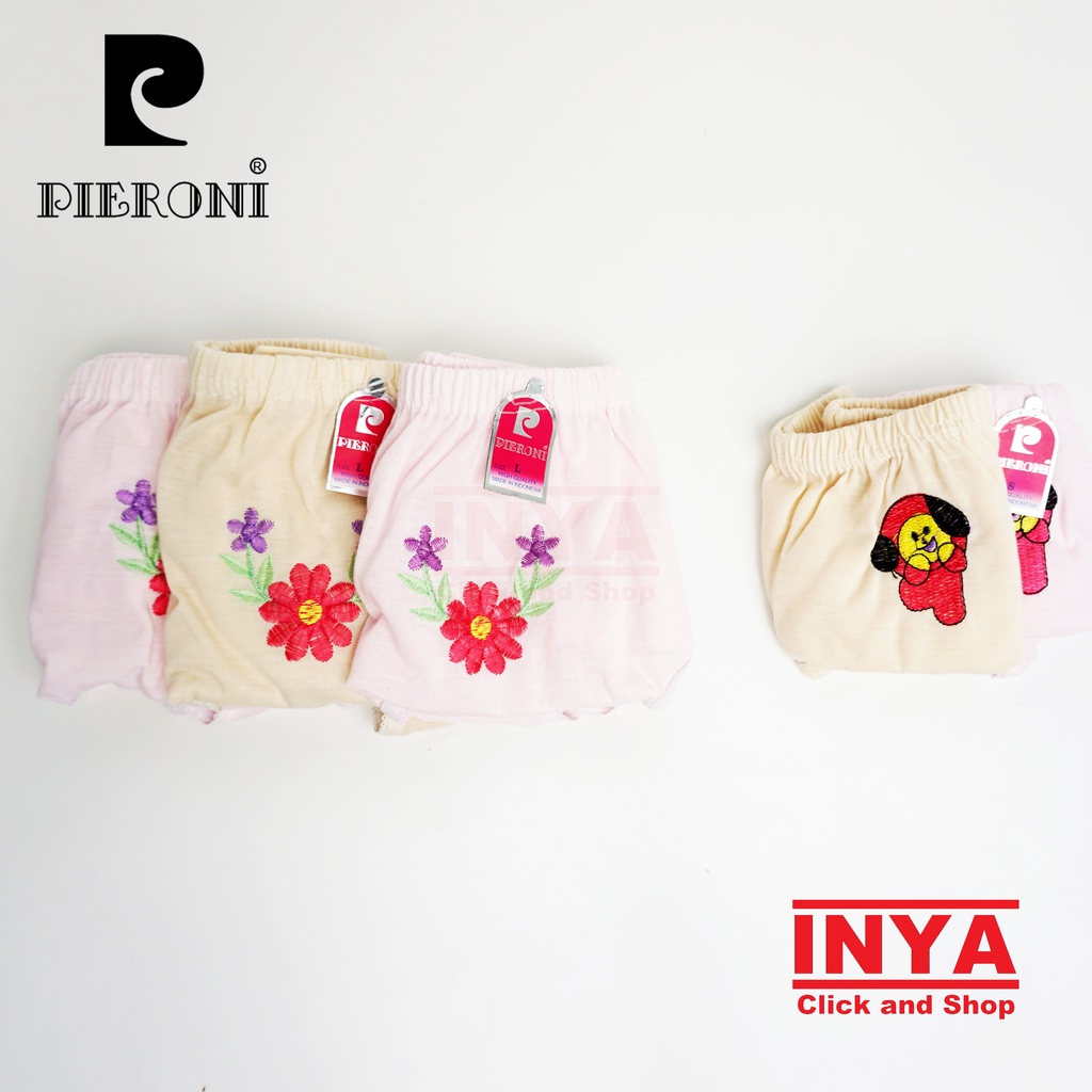 CELANA DALAM WANITA PIERONI SABLON &amp; BORDIR - Woman Underwear Panty