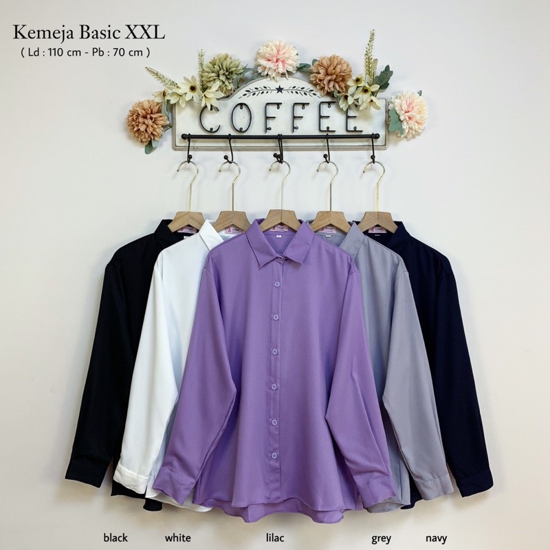 Kemeja basic / kemeja polos XXL-1