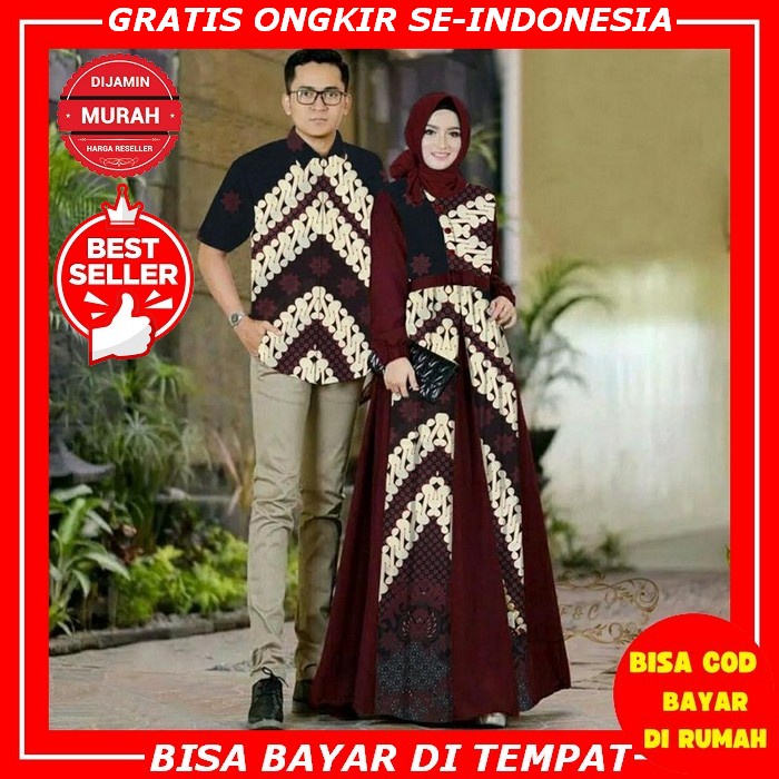 Sarimbit Keluarga Terbaru Gamis Couple Ori By Samara Crisan Pink I04 Lebaran 2022 Baju Gamis Syari M