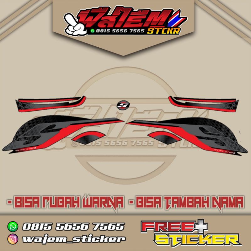 Striping Scoopy New Model Ori