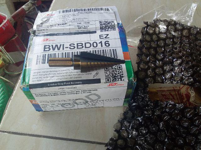 (4) Mata Bor Pagoda Baja Besi Hss Cobalt 3/16 To 7/8 Atau 5-22mm 12 Steps