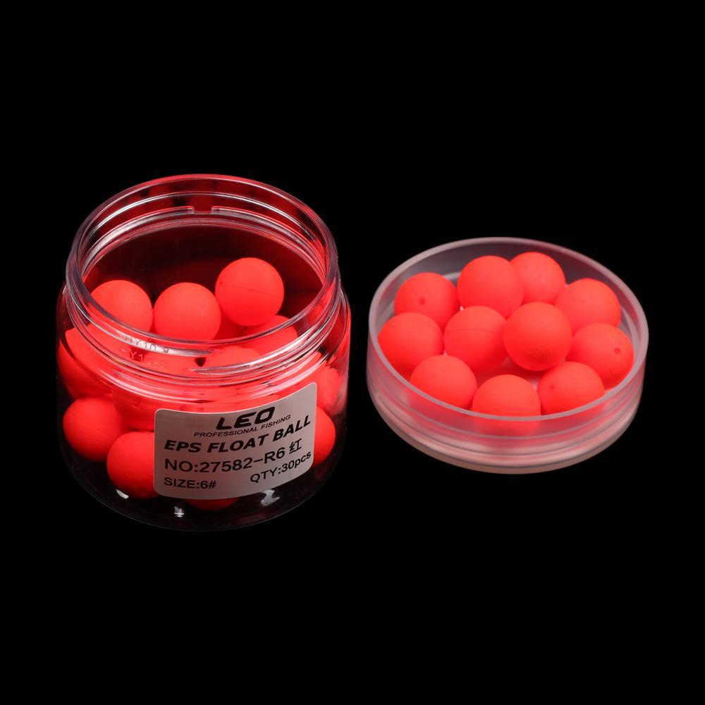 TOP 30pcs Foam Floats Ball Hot Stoppers Rig Rigging Bahan Kacang