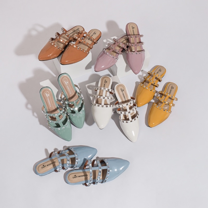 Viena flatshoes lancip