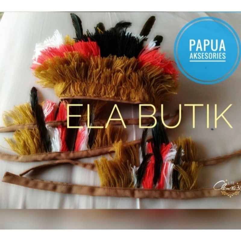 Kostum papua-aksesoris papua-pakaian adat papua