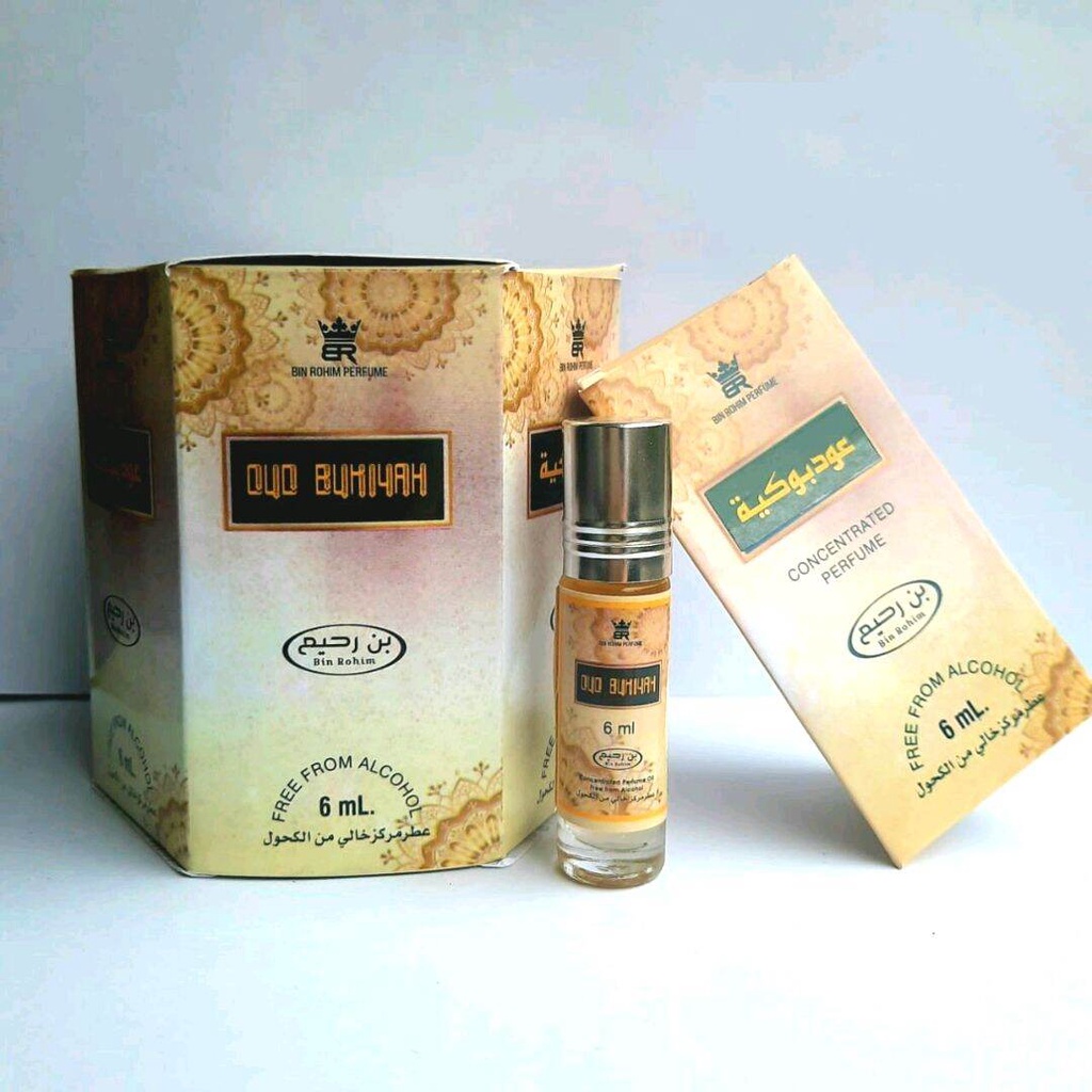 OUD BUKIYAH Parfum Roll On Kemasan 6ml Minyak Wangi Non Alkohol