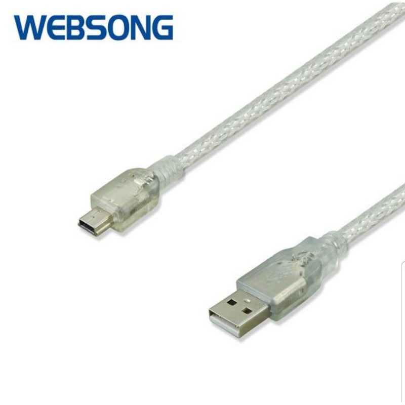 Kabel mini USB 5P Male to USB A Male 5M High Quality WEBSONG