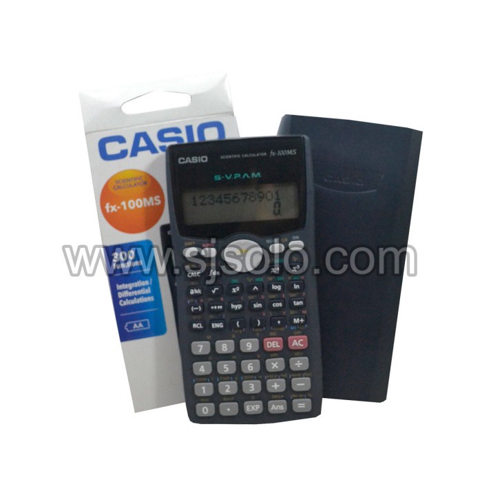 

Calculator Scientific CASIO FX-100MS 100 MS Kalkulator Ilmiah