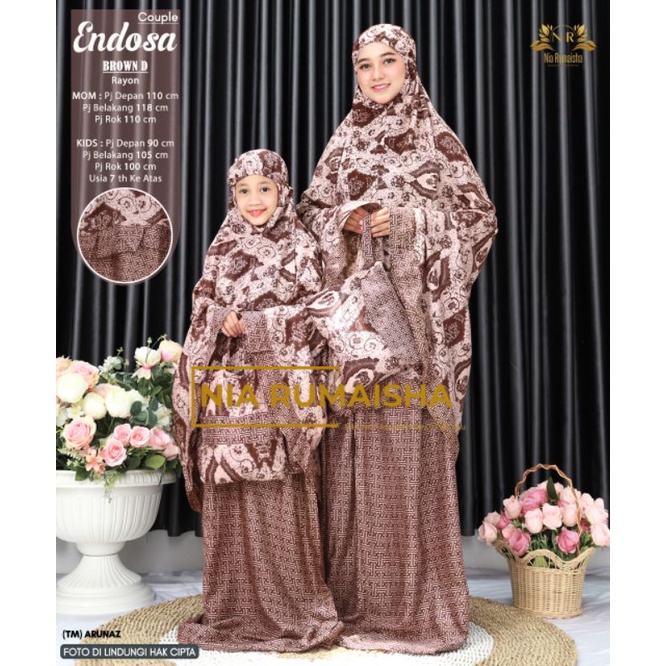 MUKENA ENDOSA COUPLE BY NIA RUMAISHA