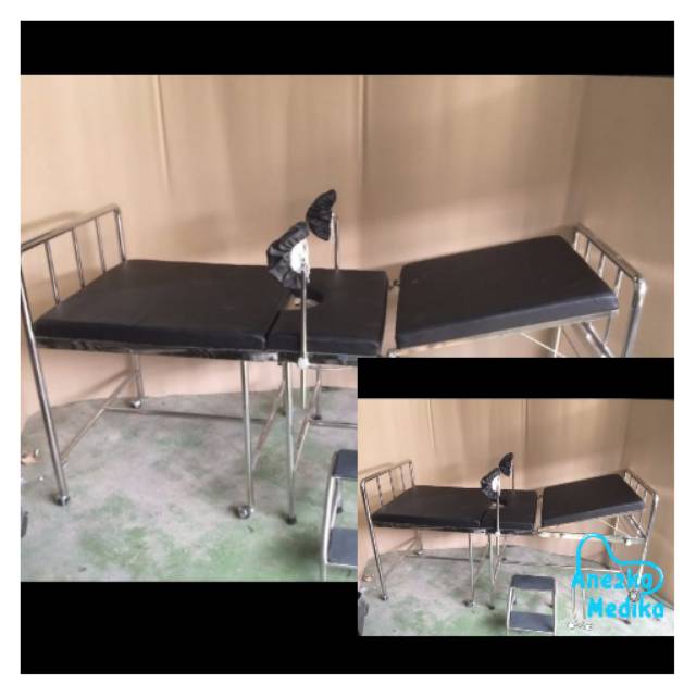 MEJA PERIKSA GINEKOLOGI / OBGYN STAINLESS