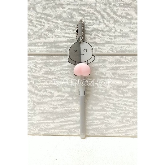 Dalingshop / PULPEN GEL BT21 + GANTUNGAN UNIK LUCU BT21 / PEN BT21 / PEN SQUID GAME + GANTUNGAN BONEKA GOYANG  / PULPEN SQUID GAME-Van