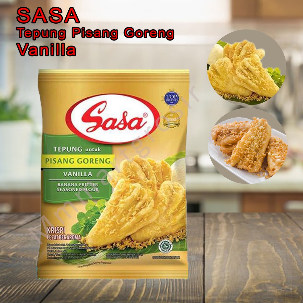 SASA TEPUNG UNTUK PISANG GORENG VANILLA 80g Shopee Indonesia