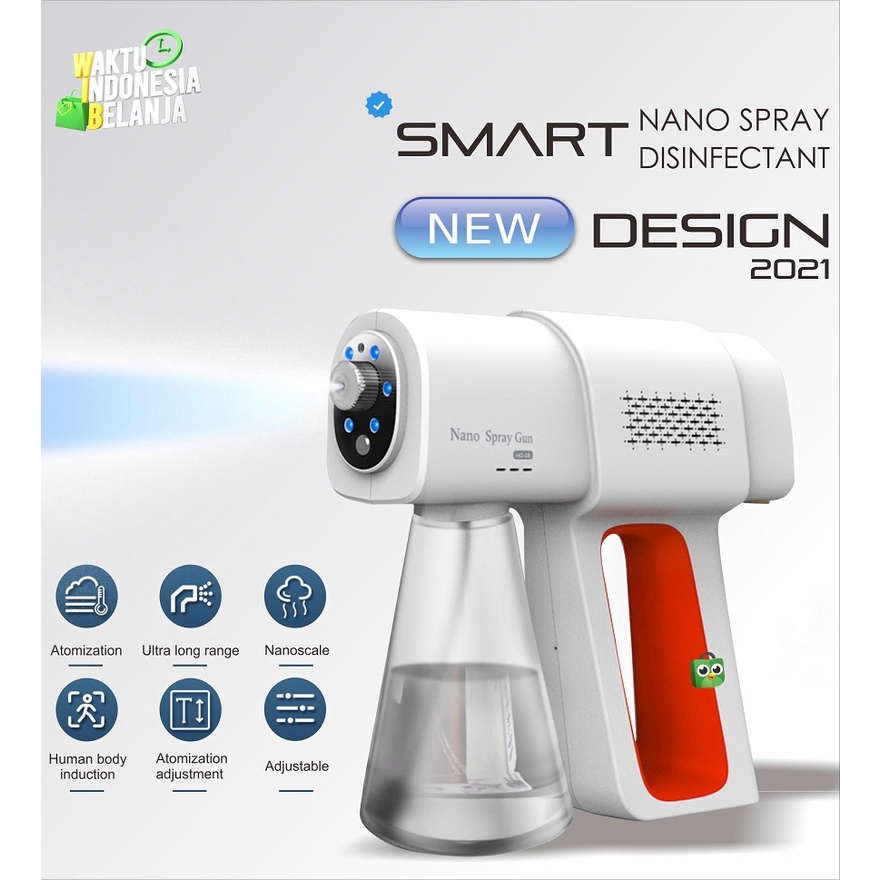 Nano Spray Gun Disinfectant Wireless Alkohol Semprotan