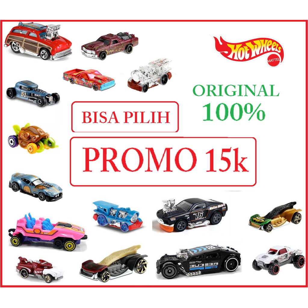 Jual HOT WHEELS ORIGINAL BISA PILIH MOBIL MAINAN ANAK COWOK HOT
