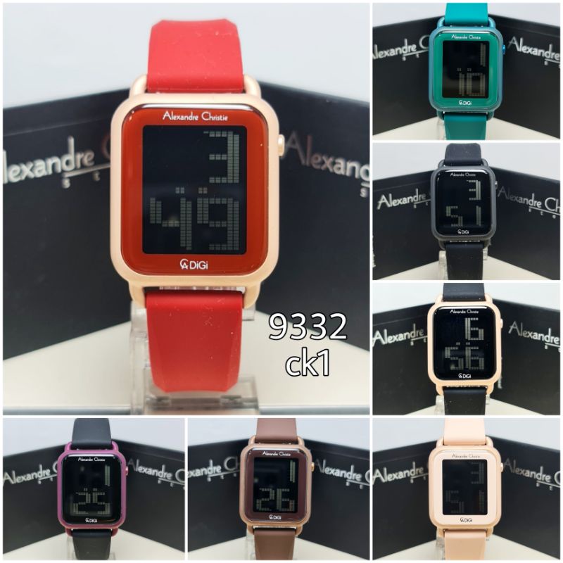 Jam Tangan Wanita Digital Alexandre Christie AC9332LH 9332 ORIGINAL BERGARANSI RESMI