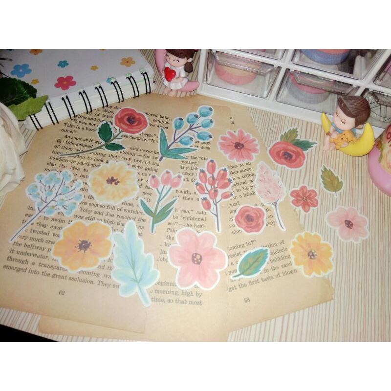 

sticker bujo botanical series 1pack sesuai pada gambar