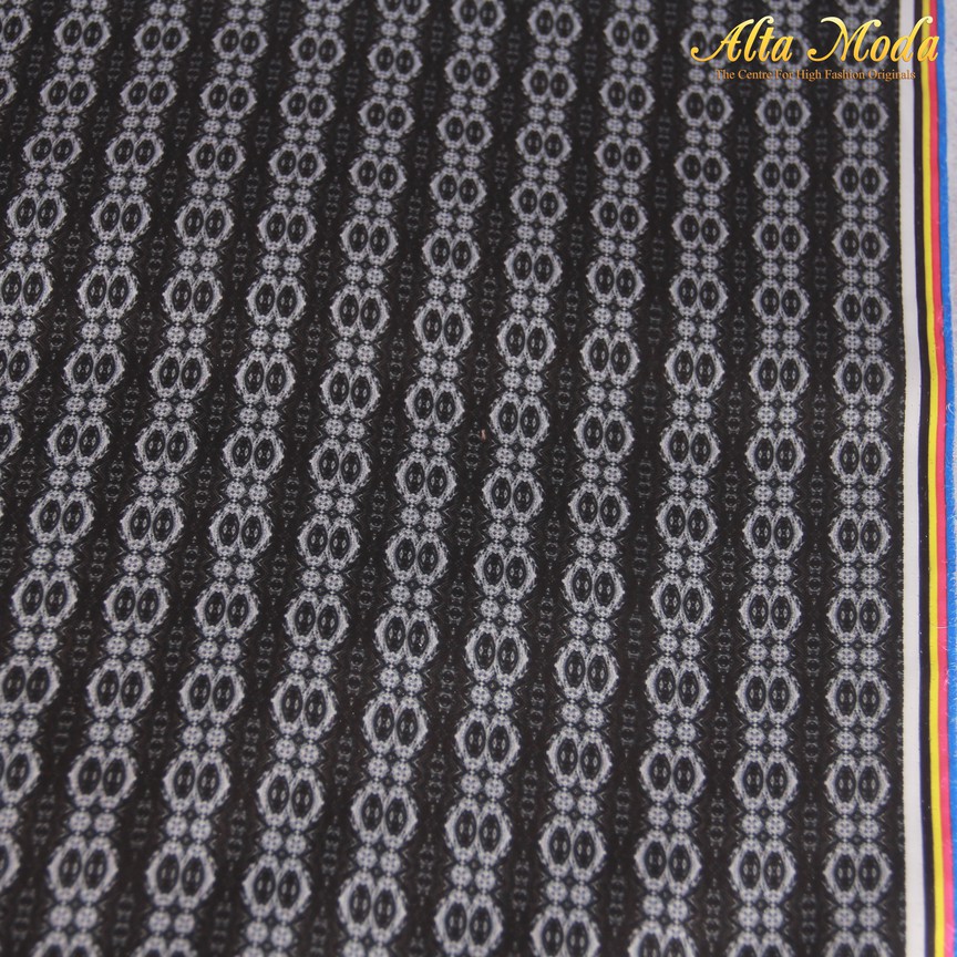 

Alta Moda Silk Abu Tua Motif Putih Bulat Bulat Stripe (1M)