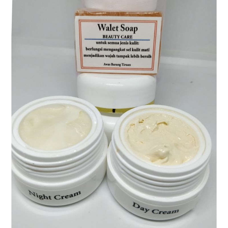 CREAM WALET SARUNG PINK / WALET JARING