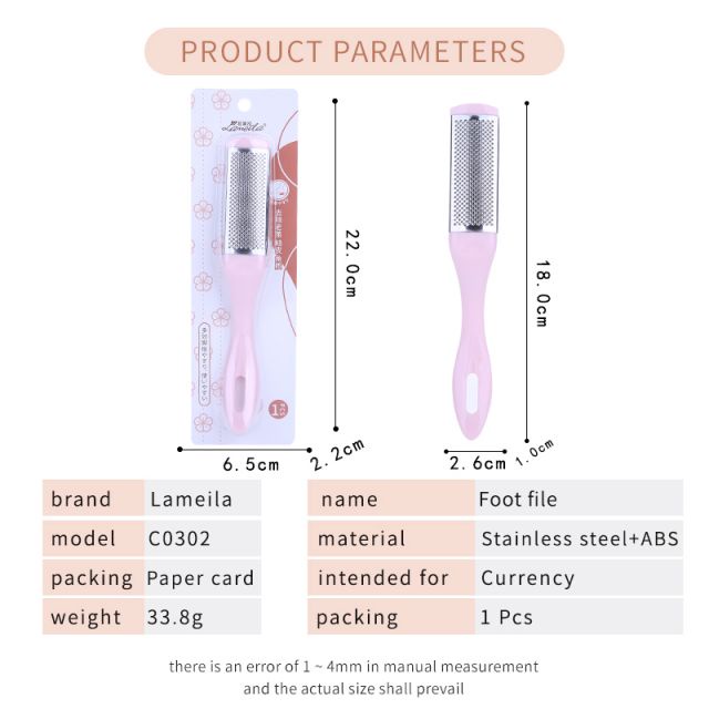 Amplas Kulit Kaki 2 Sisi Pedicure Sikat Kaki gosok kaki callus Comfort Foot Brush File Foot Dead Skin Foot File