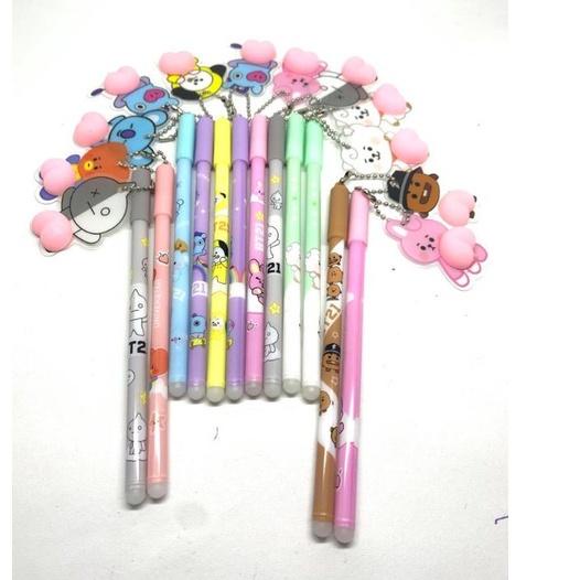 

*TERMURAH* Pulpen Karakter, Bts ,Squid Geme harga/lusin Dijamin