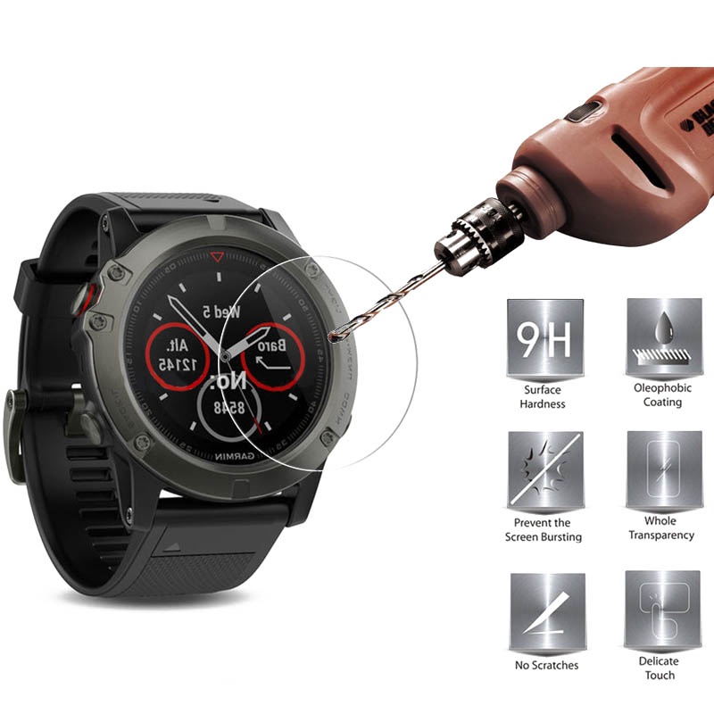 Untuk Garmin Descent G1 Watch Film 9H Premium HD Bening Pelindung Layar Film Aksesoris Smart Watch Film Depan Tempered Glass