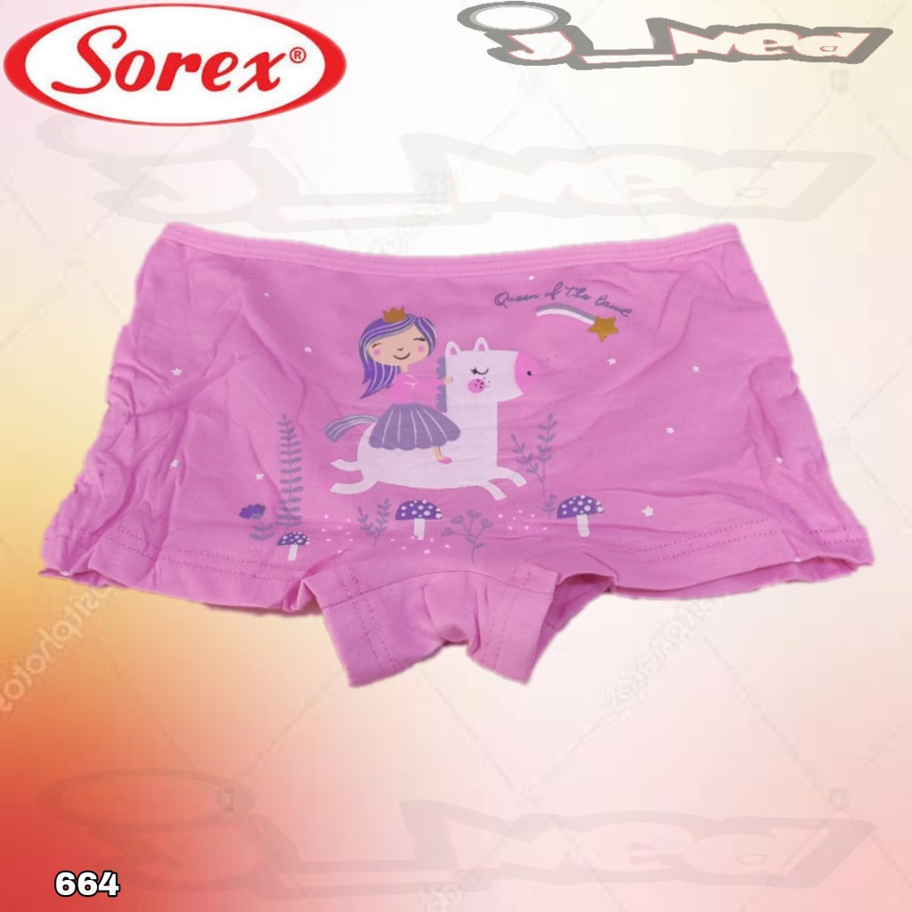 J664 | CD BOXER ANAK WANITA SOREX | BOXER ANAK PEREMPUAN SOREX