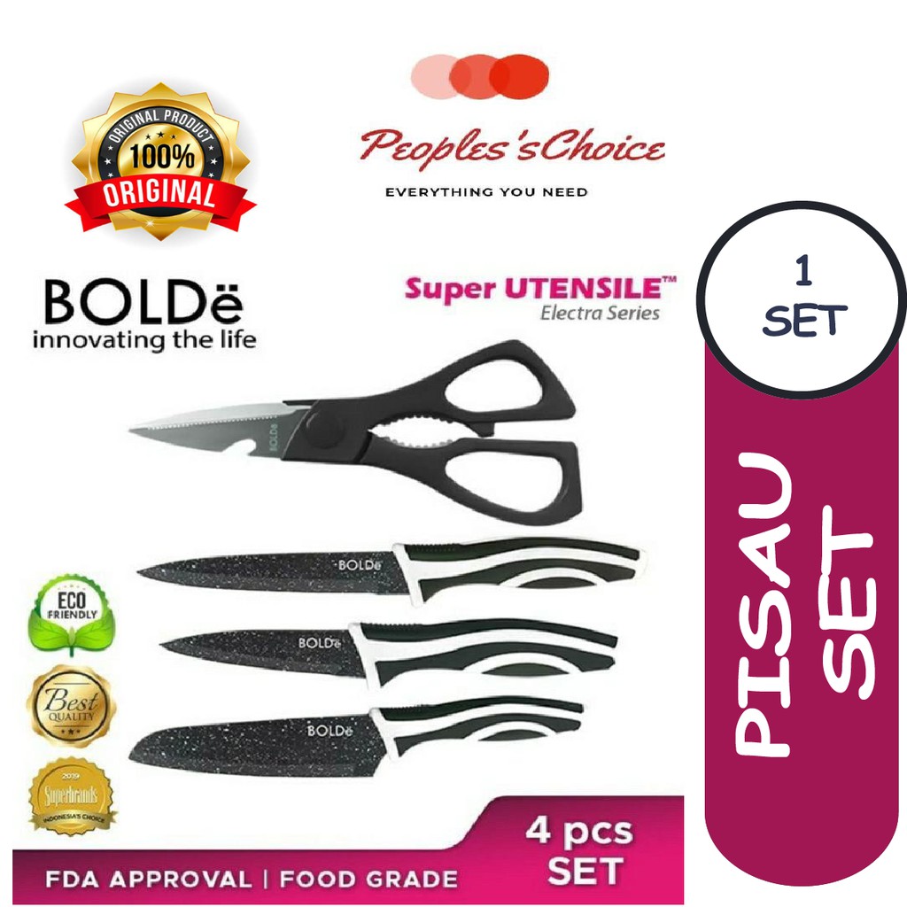 Bolde Super Utensils Knife / Pisau Electrica / Pisau Dapur / Gunting Dapur #25