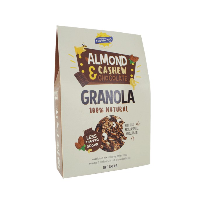 

Oat Morning Granola Almond Kacang Mede Cokelat