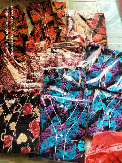 Piyama Batik Couple Anak-dewasa (batik Bagan)