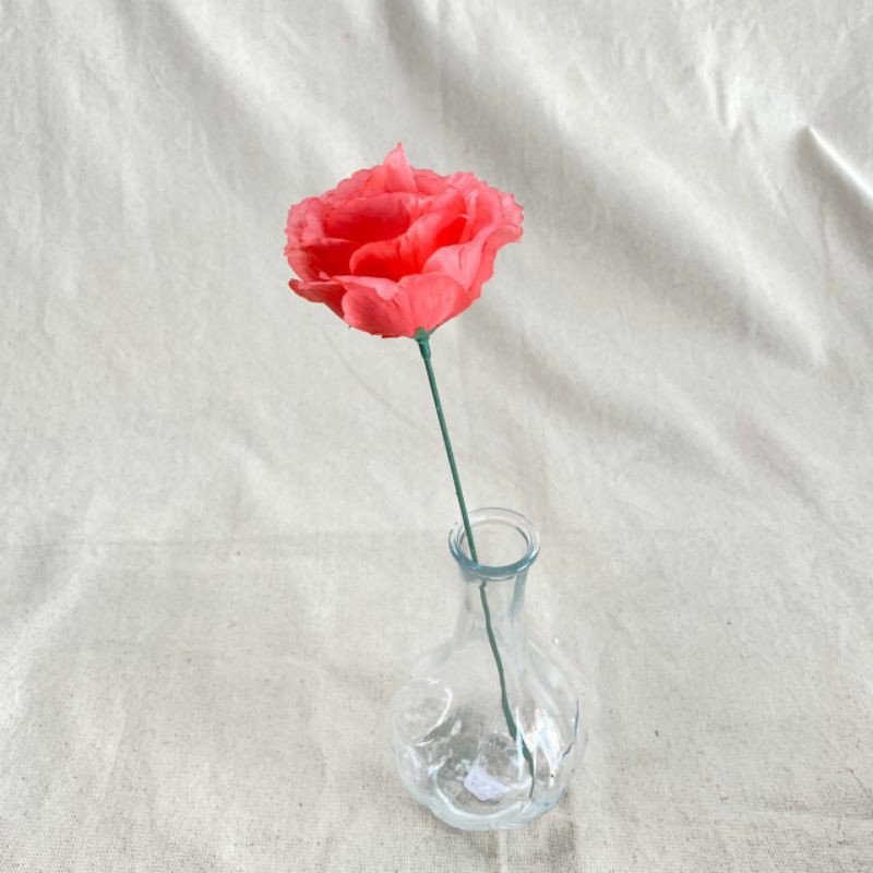 Bunga Artificial Rose FL X1 Bunga Artificial / Bunga Plastik / Bunga Dekorasi / Pernikahan-Merah