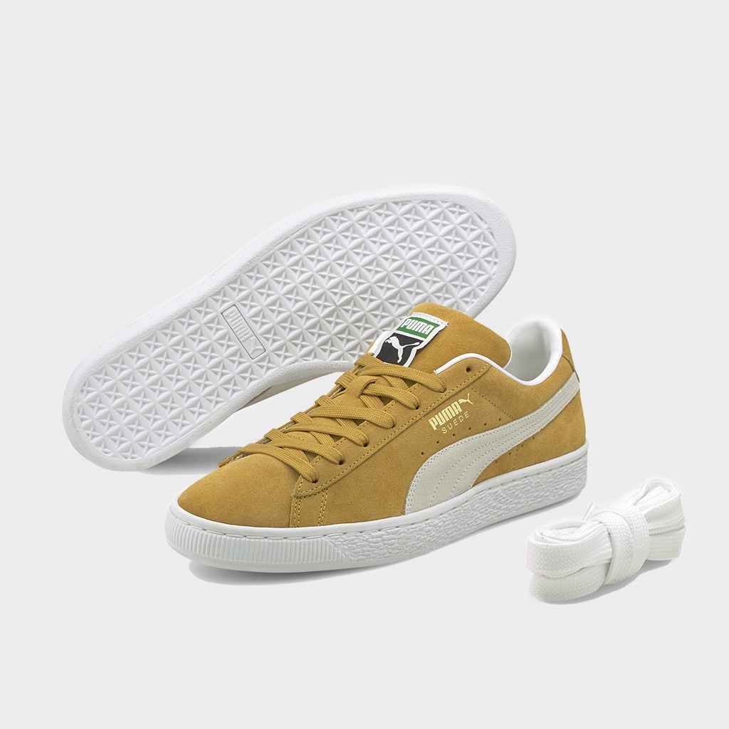 Sepatu Puma Casual PUMA Suede Classic XXI Honey Mustard-White 374915 05