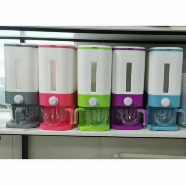 

Tempat Penyimpanan Beras Otomatis / Dispenser Beras 12L