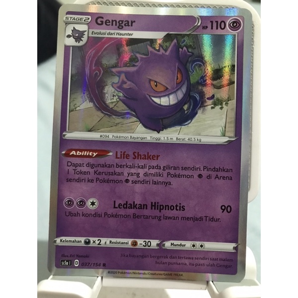 kartu Pokemon gengar